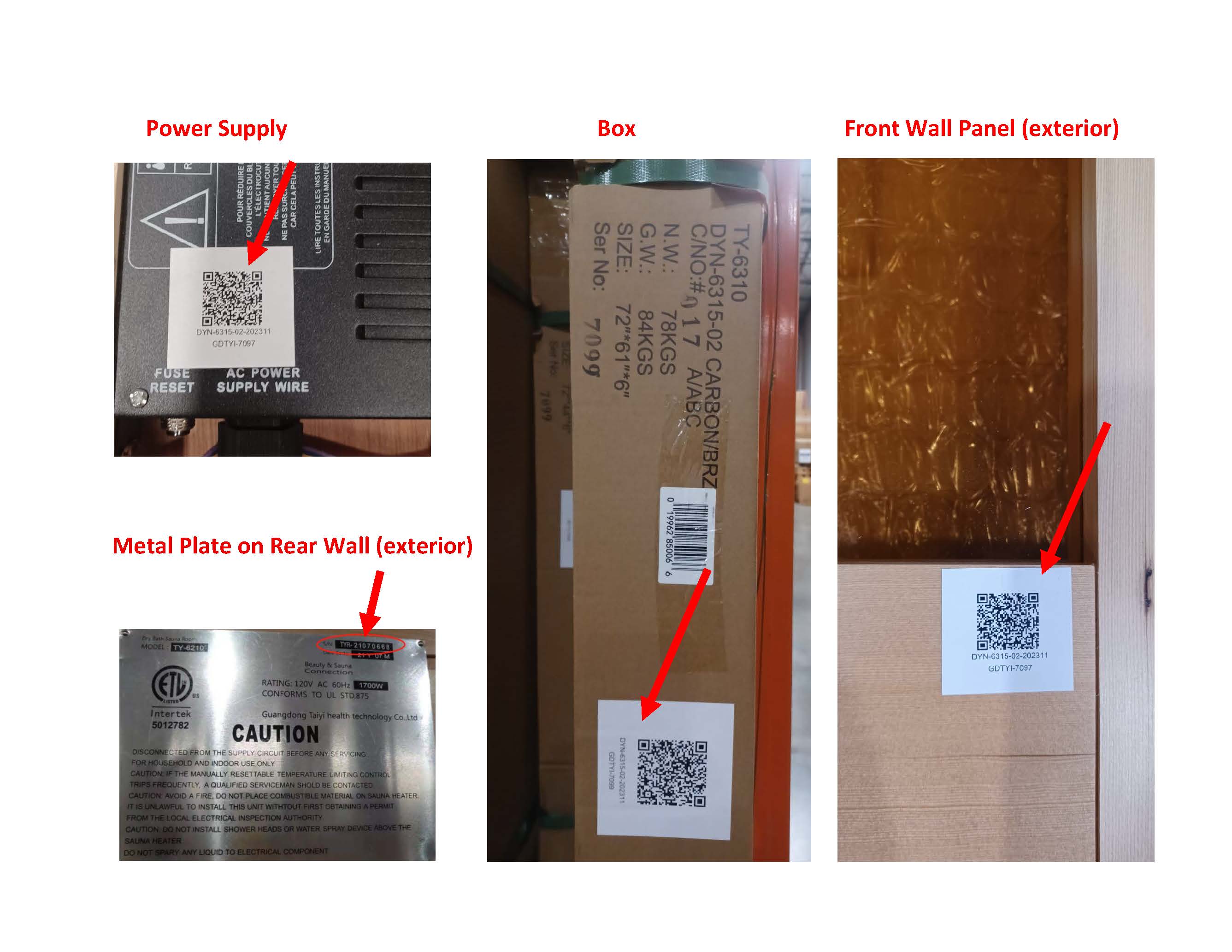 Serial Number Location